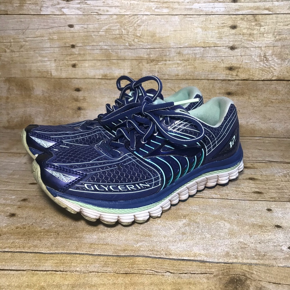 Brooks glycerin 12 Womens shoes navy blue